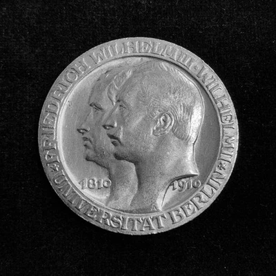 3 Mark Preußen 1910 "100 Jahre Universität Berlin" A Silber ss (J. 107) - Bild 1 von 2