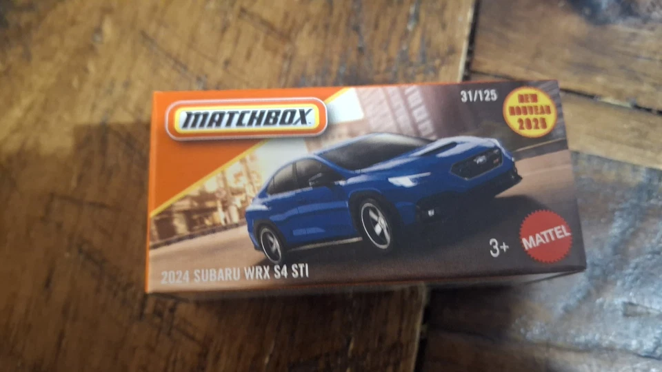 MATCHBOX 2025 9#31 - 2024 Subaru WRX S4 STI (Blue - Power Grab)  - image 1 of 1