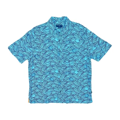 Camisa Margaritaville Aruba Azul Abotonada Talla XL Informal Mangas Cortas Para Hombre’s Foto 1 de 4