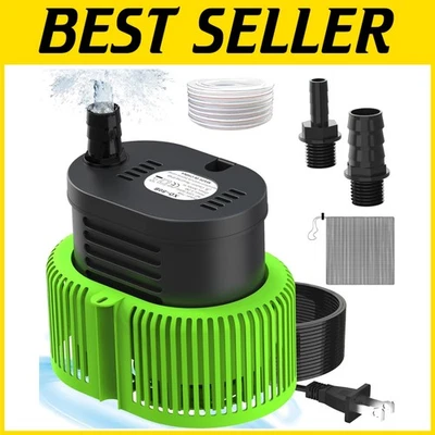 Submersible Pool Cover Pump - 850 GPH, 25ft Cord, 3 Adapters - Image 1 of 4