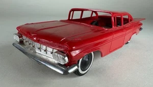 SMP 1959 Chevy Impala Friction Promo 1:25 Scale Plastic red - Picture 1 of 9