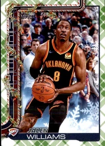 Topps Holiday NBA 2025 - Jalen Williams Oklahoma City Thunder #H91 - Imagen 1 de 2
