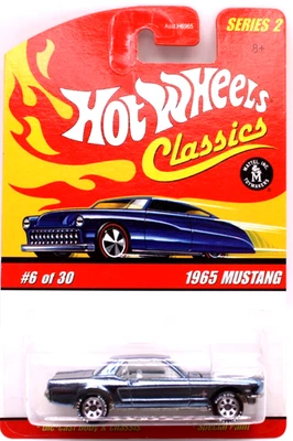 Ford Mustang 1965 cupé Hot Wheels Classics serie 2 #6 SF acero azul WL7spk's Foto 1 de 4