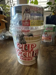 Bandai Gundam Cup Noodle with Plastic Model Kit MG RX-78 Gunpla Series - Sealed - Picture 1 of 5