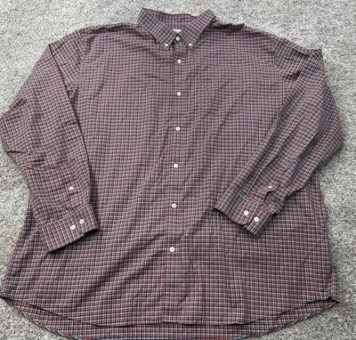 LL BEAN Long Sleeve Shirt Button Down Cotton RN287889 Mens 3XL  Slightly Fitted - Image 1 of 4