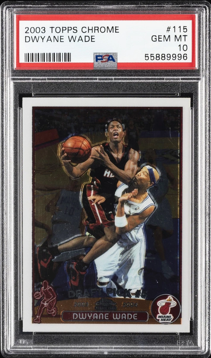 Topps Dwyane Wade Basketball Rookie Sports Trading Cards