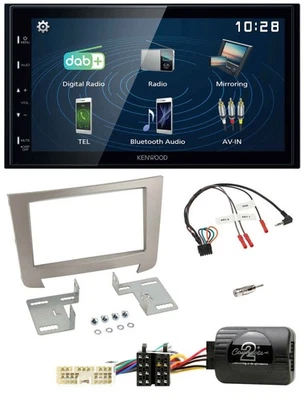 Kenwood 2DIN Bluetooth Lenkrad USB DAB Autoradio für SSangYong Rexton Telefontas - Bild 1 von 4