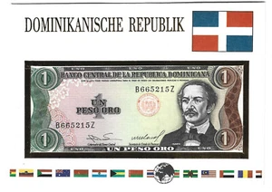 Notenbriefe der Welt Dominikanische Republik 1 Peso 1984 - Picture 1 of 1