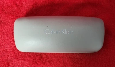 Óculos/óculos de sol CALVIN KLEIN estojo rígido proteção cinza - Imagem 1 de 4