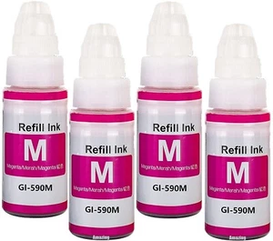 4 Magenta Ink Refill Bottle for Use With Canon Pixma G2501 G2510 G3500 G3501 - Picture 1 of 1