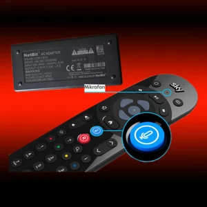 Sky Fernbedienung & NetBit Netzteil HUMAX Sky Q / PRO / ESd-160s / ESd-160c /VE - Bild 1 von 3