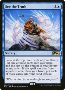 Magic The Gathering MTG SEE THE TRUTH Core Set 2021 NM Near Mint - Picture 1 of 1