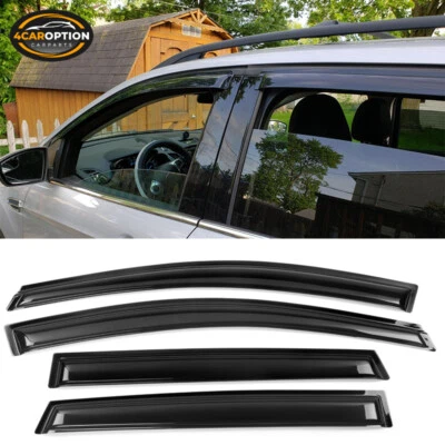 Fits 13-19 Ford Escape Window Visors Rain Sun Guard Vent 4Pc Set - Image 1 of 4