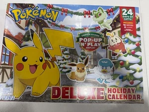 Pokémon Deluxe Holiday Calendar 2024 Battle Figure Pack - Afbeelding 1 van 4
