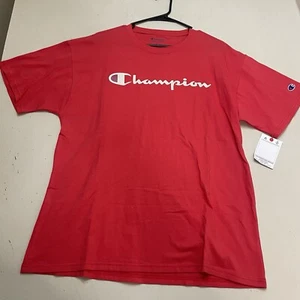 T-shirt uomo Champion cotone grande nuova con etichetta manica corta - Foto 1 di 6