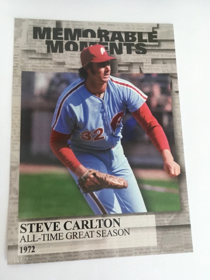 2017 Topps Memorable Moments Jumbo 5x7 Steve Carlton Phillies MM4 #’d /49 - Image 1 of 1