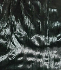 TELA DE TERCIOPELO DE FELPA COLOR EFECTO ARRUGADO ELÁSTICO-VENDIDO POR METRO - Imagen 1 de 9
