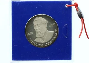DDR Gedenkmünze 20 Mark 1976 A Wilhelm Liebknecht Silber PP J 1561 - Bild 1 von 3