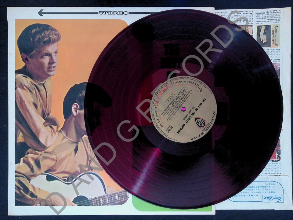 THE Best Of The  EVERLY BROTHERS  MEGA RARE RED BP-8091 JAPANESE LP EX 1967 - Image 1 of 4