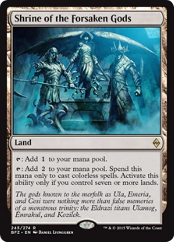 MTG - SHRINE OF THE FORSAKEN GODS - Battle for Zendikar (R) - Image 1 of 1