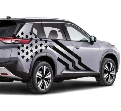 Bandera de EE. UU. para Nissan Rogue X-trail medianoche SV SL gráficos calcomanía de cubierta adhesiva EE. UU. Foto 1 de 4