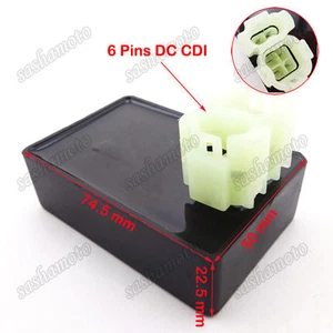 6 Pin DC Ignition CDI For GY6 50 125 150 cc Moped Scooter ATV Go Kart Motor Bike - Picture 1 of 5