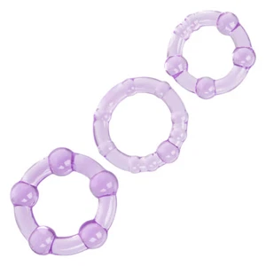 Super Stretchy Silicone Rings Beaded Cock Enhancer Penis Stimulator Men Sex Toy - Picture 1 of 8
