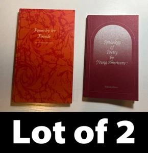 Lot/2 Poems By The Fireside (Hardcover) / Anthology of Poetry ... (Softcover) - Imagen 1 de 24
