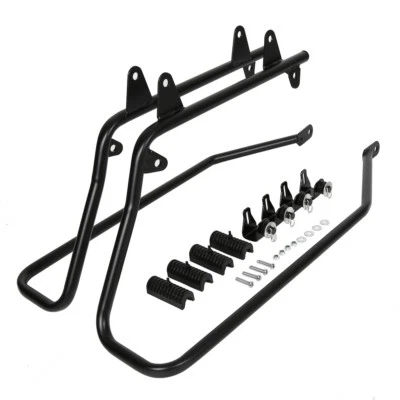 Hard Saddlebag Mount Conversion Brackets For Harley Softail Models 1984-2017 - Image 1 of 4