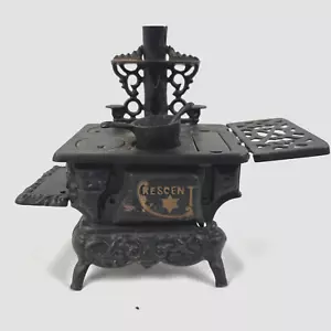 Vintage Crescent Cast Iron Miniature Toy Stove - Picture 1 of 15