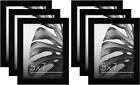 Americanflat 6 Piece 5x7 Gallery Wall Picture Frame Set in Black - Composite Woo