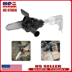 6 Inch Electric Drill Modified To Electric Chainsaw Saw Power Tool Attachment - Picture 1 of 9