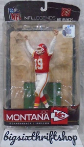 Kansas City Chiefs Joe Montana McFarlane Sports Pick NFL Football Legends 2009 - Foto 1 di 2