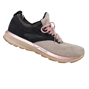 Brooks Ricochet Gray Black Pink Running Sneaker Shoes Womens 11 B 1202921B030 - Picture 1 of 10
