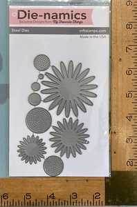 GERBERA DAISY DIES SET by Die-namics garden spring botanical flower bloom leaf - Picture 1 of 1