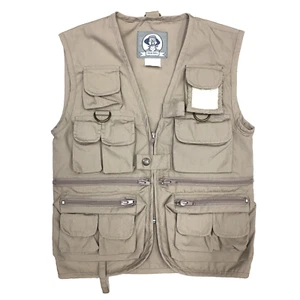 Rothco Uncle Milty Travel Vest Multi Pocket Fishing Hunting Utility Khaki Small - Picture 1 of 4