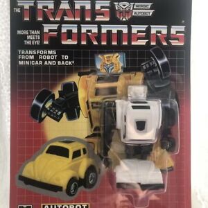 NEW Transformers G1 KO White Kid Reissue 84 Robot Action Figure MISB