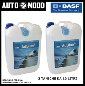 ADBLUE AD BLUE basaf Veicoli Euro 6 Tecnologia SCR Auto 2 Fusti da 10 Litri - Picture 1 of 1
