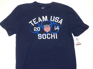 2014 Winter Olympic Games Sochi - Team USA Apparel T-Shirt New! LARGE - Picture 1 of 1
