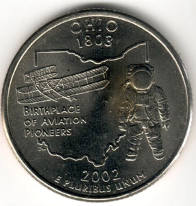 USA - 2002D - Washington ¼ Dollar - Ohio - Uncirculated - #11011 - Picture 1 of 2