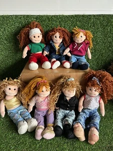 7x Ty Teenie Beanie Boppers Plush Dolls Soft Toy Bundle Redheads / Ginger Hair - Picture 1 of 13