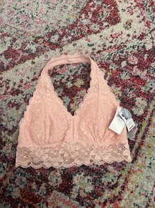 Girls justice lace halter bralette size 30 new pink - NWT - Justice Girls Brand - Picture 1 of 3