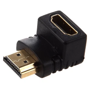 Adaptateur 90 degrés angle droit L - type (bas) noir A3H26353 - Photo 1/5