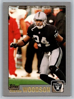 💎2001 Topps Football #12 Charles Woodson - Oakland Raiders💎 - Image 1 of 2