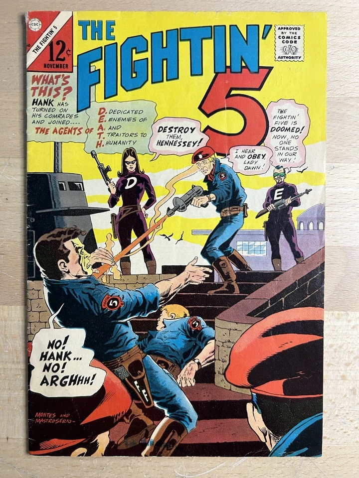 Fightin' Five # 40 1966. First appearance of The Peacemaker Eb8 - Image 1 of 4
