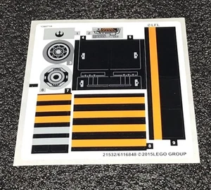 NEW LEGO 75102 Sticker Sheet ONLY Stickers Parts Pieces Set - Picture 1 of 1