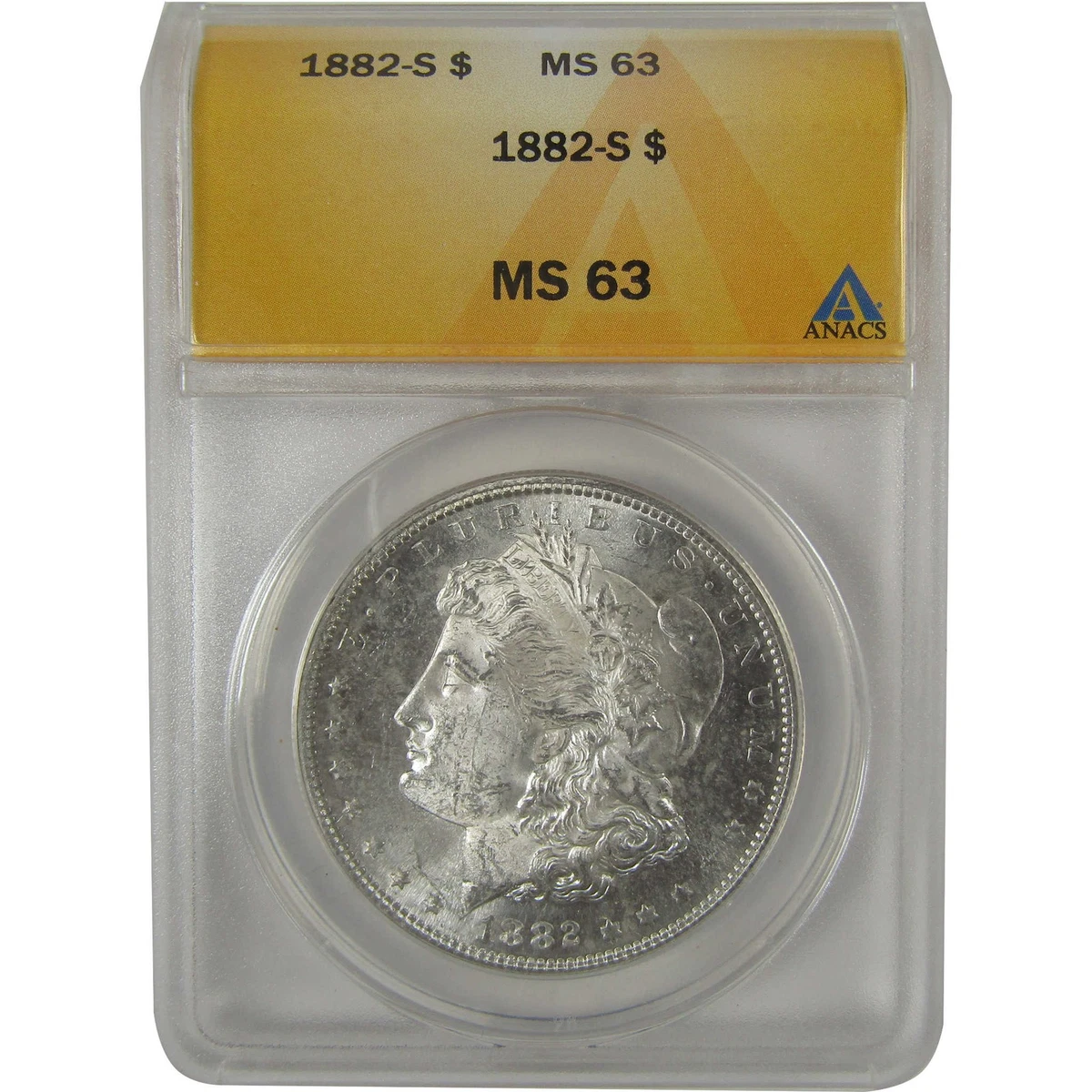 San Francisco MS 63 Graded 1882 Year Morgan US Dollars (1878-1921