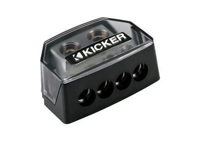 Kicker Car Audio DB4 Distribution Block Brass Accessories Solid Termination New - Image 1 of 2