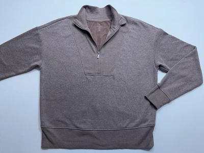 Free Fly Quarter-Zip Fleece Lined Pullover Womens Medium in Canyon Thumbholes - Image 1 of 4
