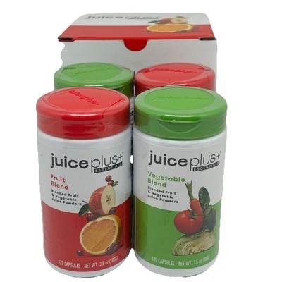 Juice Plus + Essentials - 2 mezclas de frutas y 2 verduras (4 botellas/480 tapas) 24/09 Foto 1 de 4